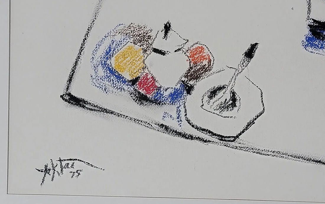 Manoucher Yektai was an Iranian - born American artist and poet. A member of the New York School of - MJ Auction Gallery - Painting
