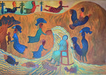 Manuel Mendive Hoyos is an Afro-Cuban artist. Mendive was born in Havana, Cuba, in 1944. His family