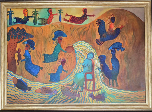 Manuel Mendive Hoyos is an Afro-Cuban artist. Mendive was born in Havana, Cuba, in 1944. His family - MJ Auction Gallery - Painting
