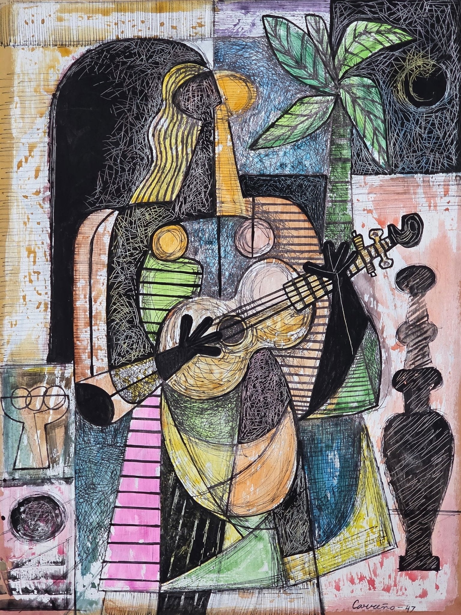 Mario Carreño y Morales, better known as Mario Carreño (May 24, 1913 – December 20, 1999) was a - MJ Auction Gallery - Painting
