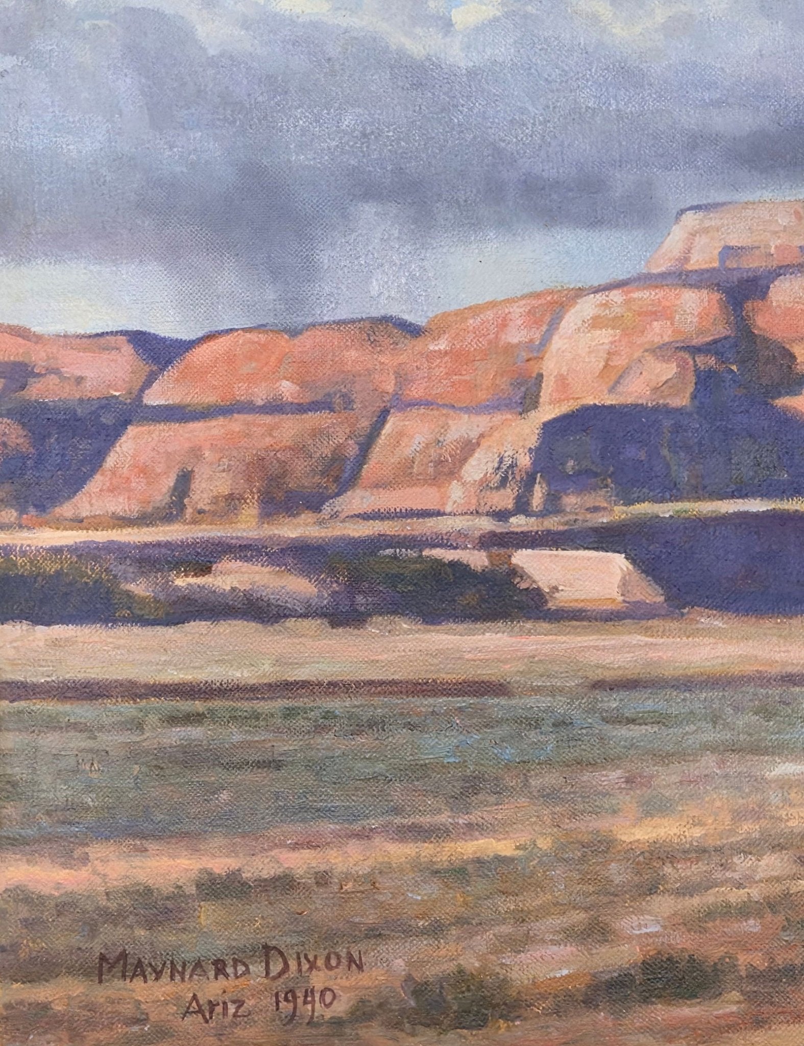 Maynard Dixon was an American artist. He was known for his paintings, and his body of work focused - MJ Auction Gallery - Painting