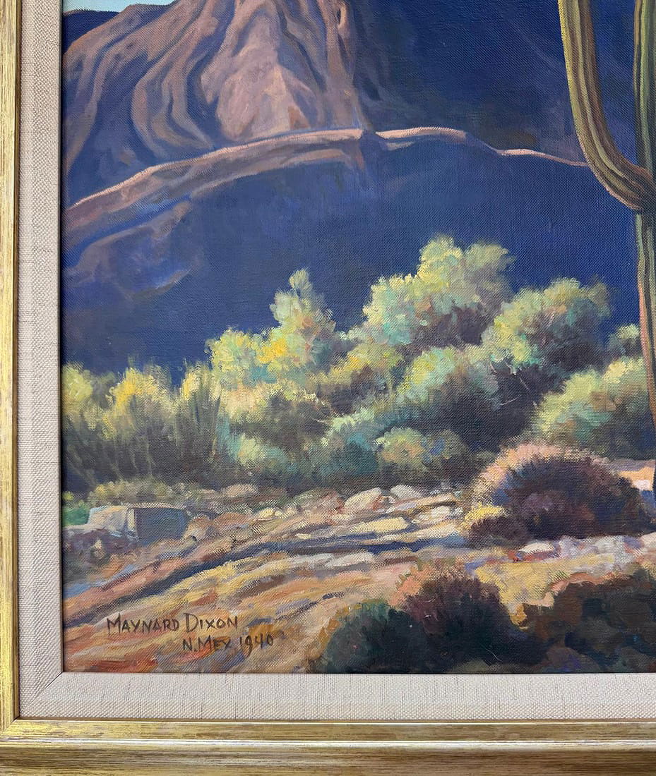 Maynard Dixon was an American artist. He was known for his paintings, and his body of work focused - MJ Auction Gallery - Painting