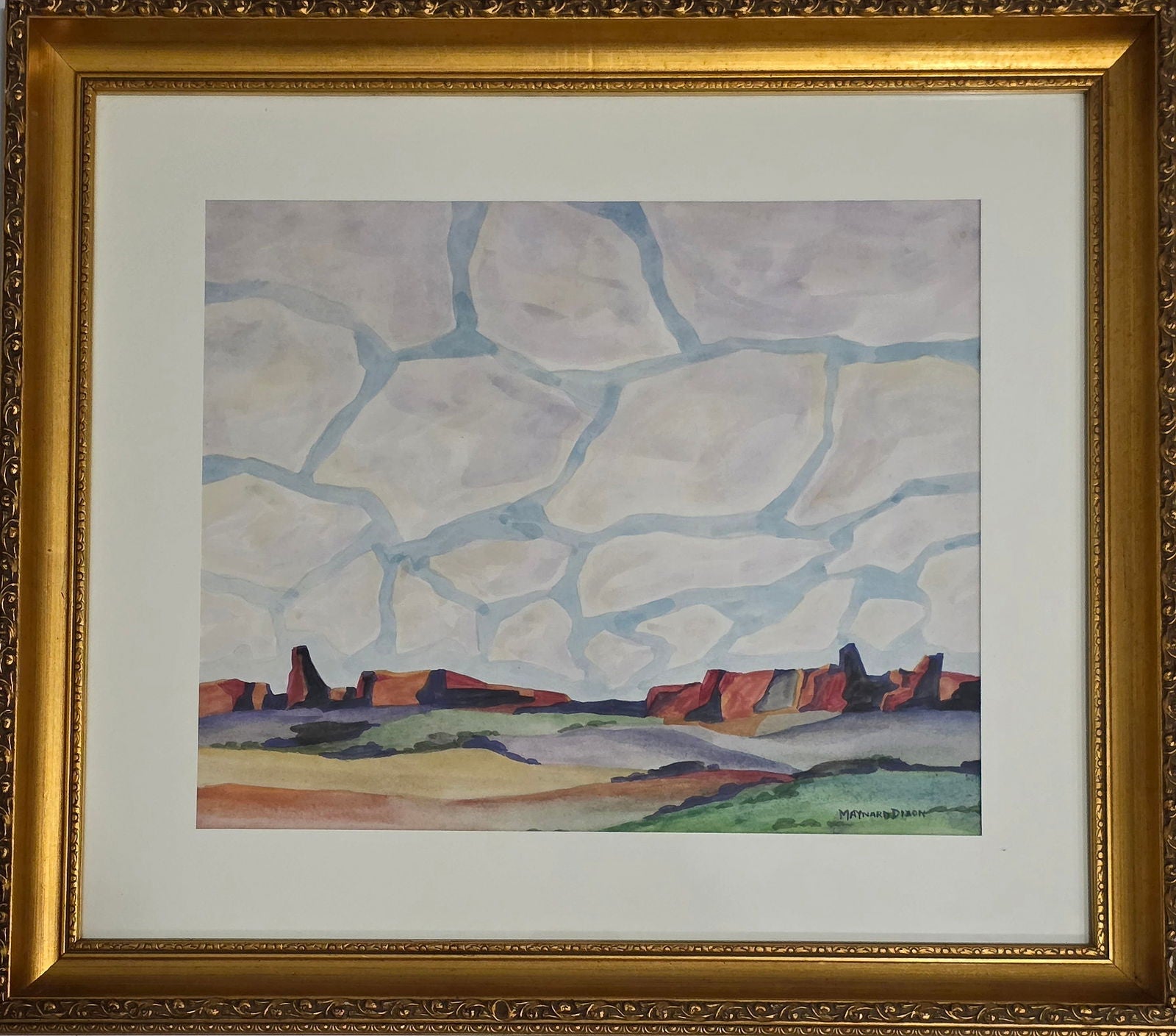 Maynard Dixon was an American artist. He was known for his paintings, and his body of work focused - MJ Auction Gallery - Painting
