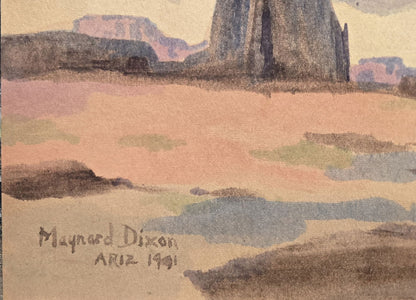 Maynard Dixon was an American artist. He was known for his paintings, and his body of work focused - MJ Auction Gallery - Painting