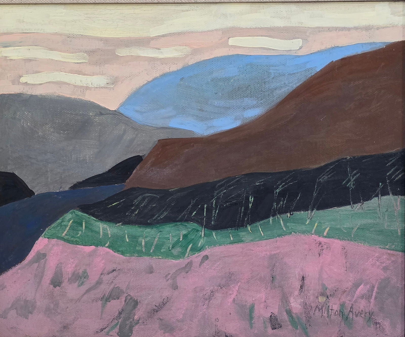Milton Clark Avery was an American modern painter. Born in Altmar, New York, he moved to Connecticut - MJ Auction Gallery - Painting