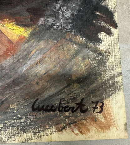 Mixed Technique Abstract (Cueebert) - MJ Auction Gallery - Painting