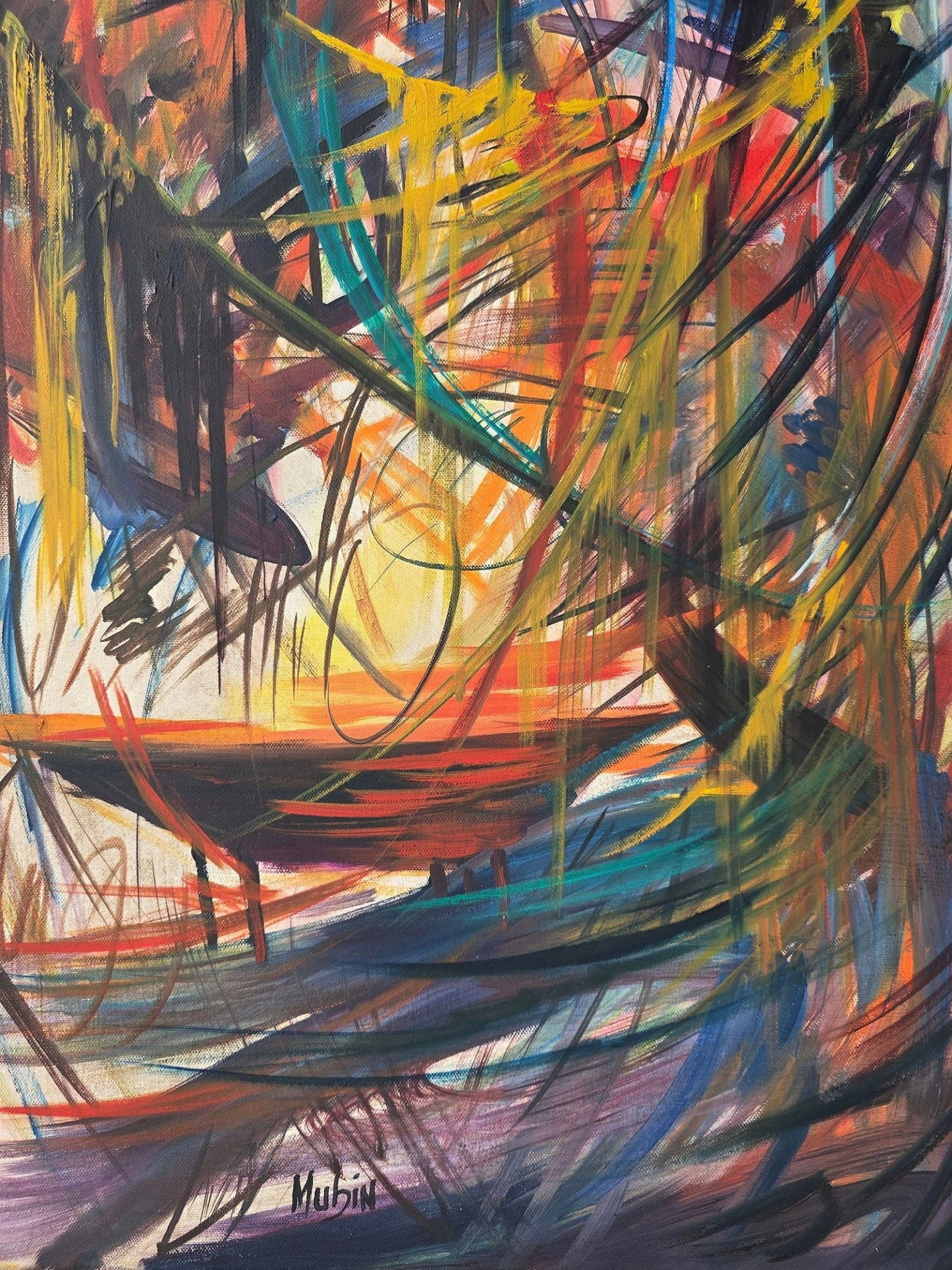 Mübin OrhonTurkish, 1924–1981Born in 1924, Istanbul, Mübin Orhon has graduated from the Faculty - MJ Auction Gallery - Painting
