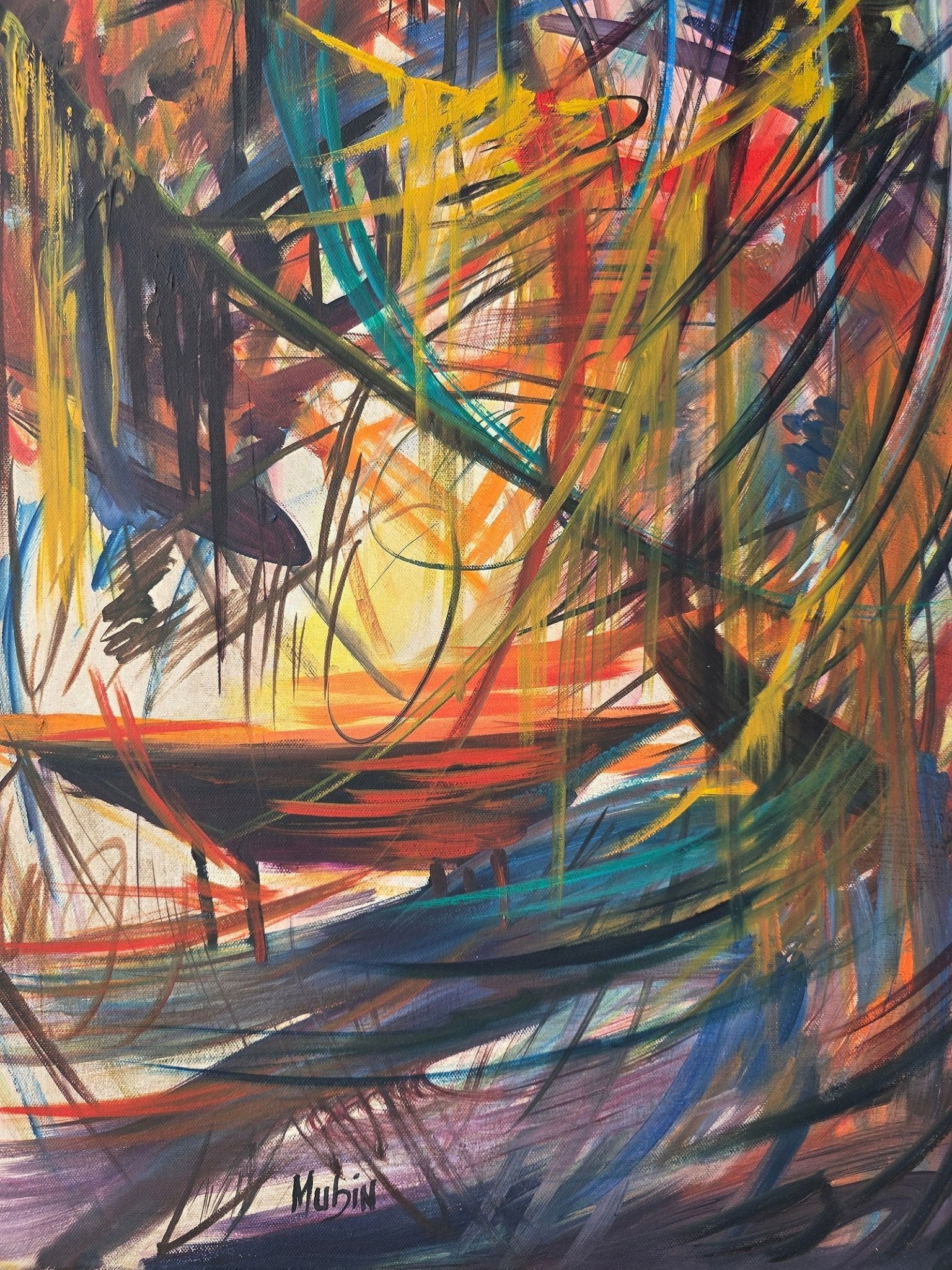 Mübin OrhonTurkish, 1924–1981Born in 1924, Istanbul, Mübin Orhon has graduated from the Faculty - MJ Auction Gallery - Painting