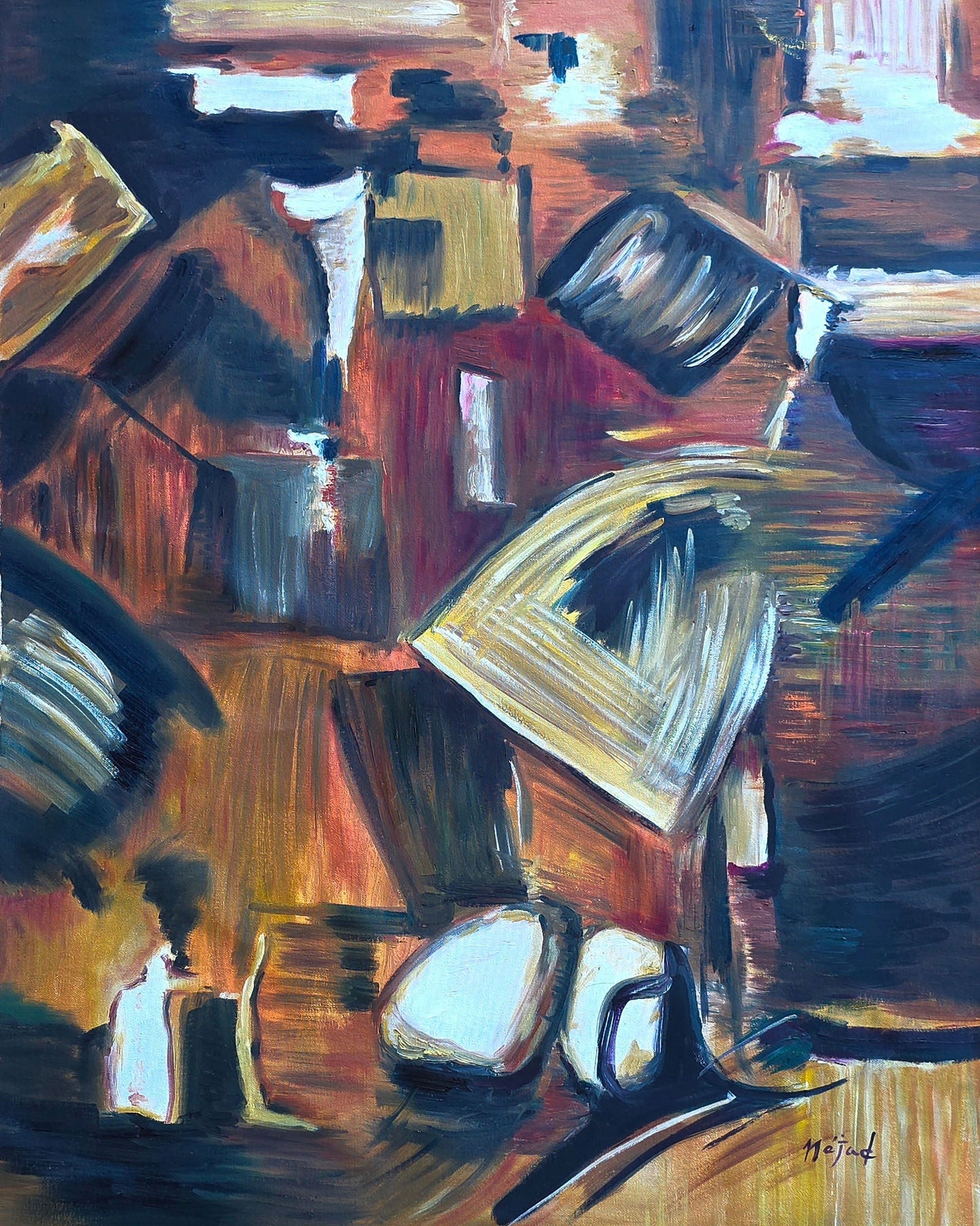 Nejad Melih Devrim was active/lived in Turkey, France . Born to a highly educated family of artists - MJ Auction Gallery - Painting