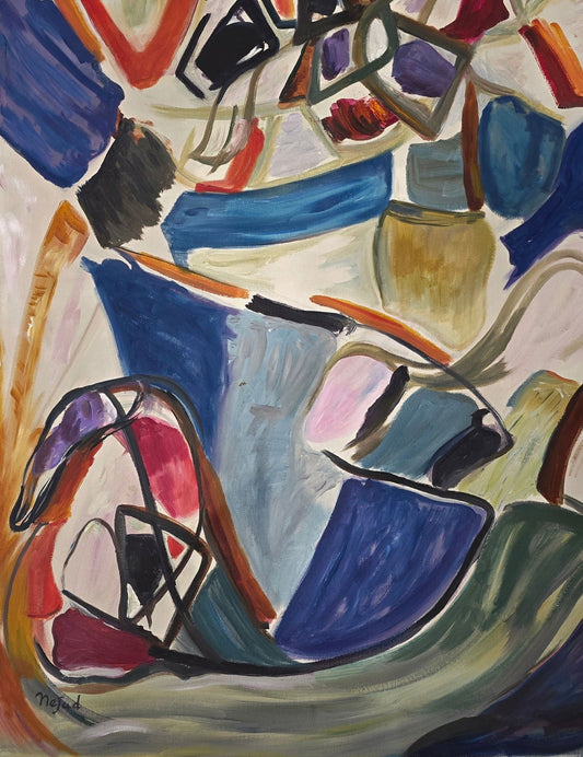 Nejad Melih Devrim was active/lived in Turkey, France . Born to a highly educated family of artists - MJ Auction Gallery - Painting
