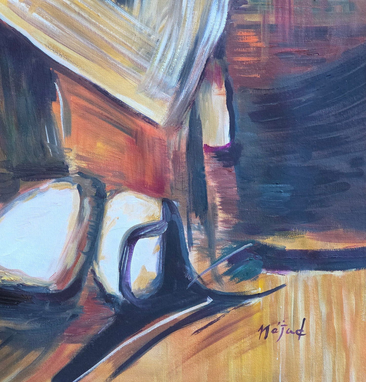 Nejad Melih Devrim was active/lived in Turkey, France . Born to a highly educated family of artists - MJ Auction Gallery - Painting