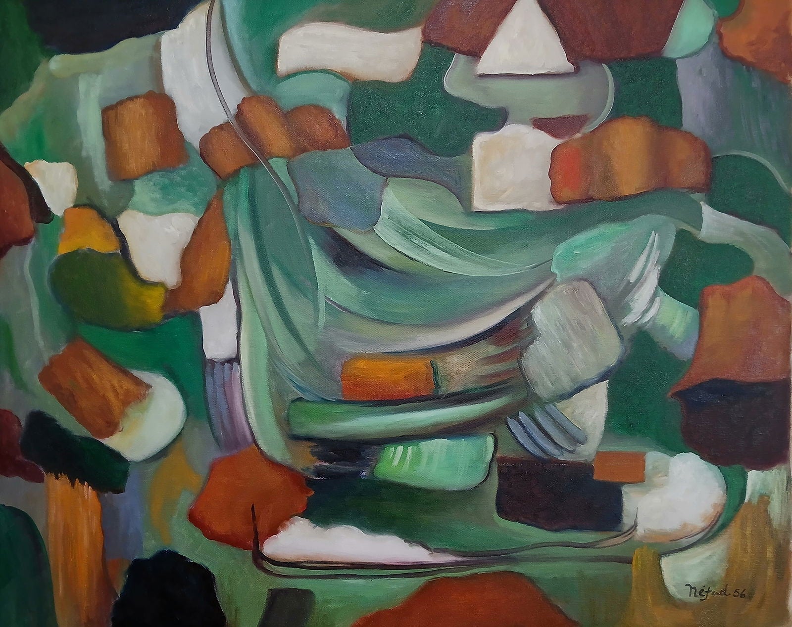Nejad Melih Devrim was active/lived in Turkey, France . Born to a highly educated family of artists - MJ Auction Gallery - Painting