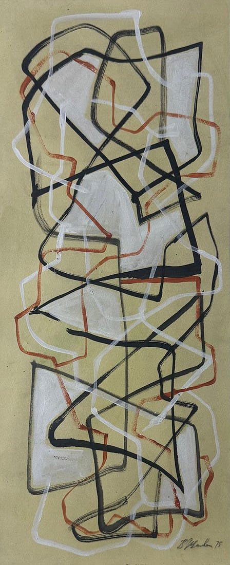 Nicholas Brice Marden Jr. was an American artist generally described as minimalist, although his wor - MJ Auction Gallery - Painting
