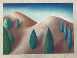 Pastel Landscape with Trees (Georgia O'Keeffe)