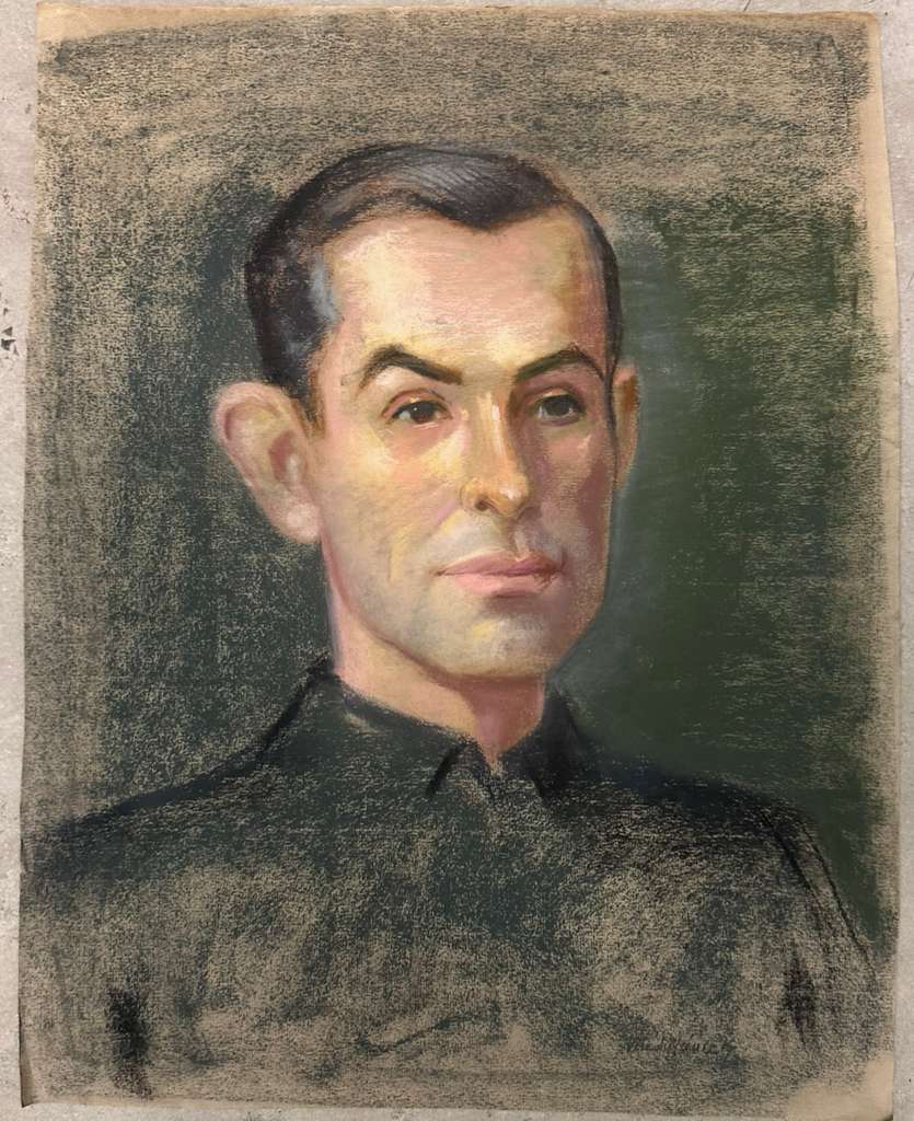 Pastel Portrait (Lazlo Mednyanszky) - MJ Auction Gallery - Painting