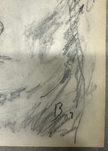 Pencil and Charcoal Portrait (B.)