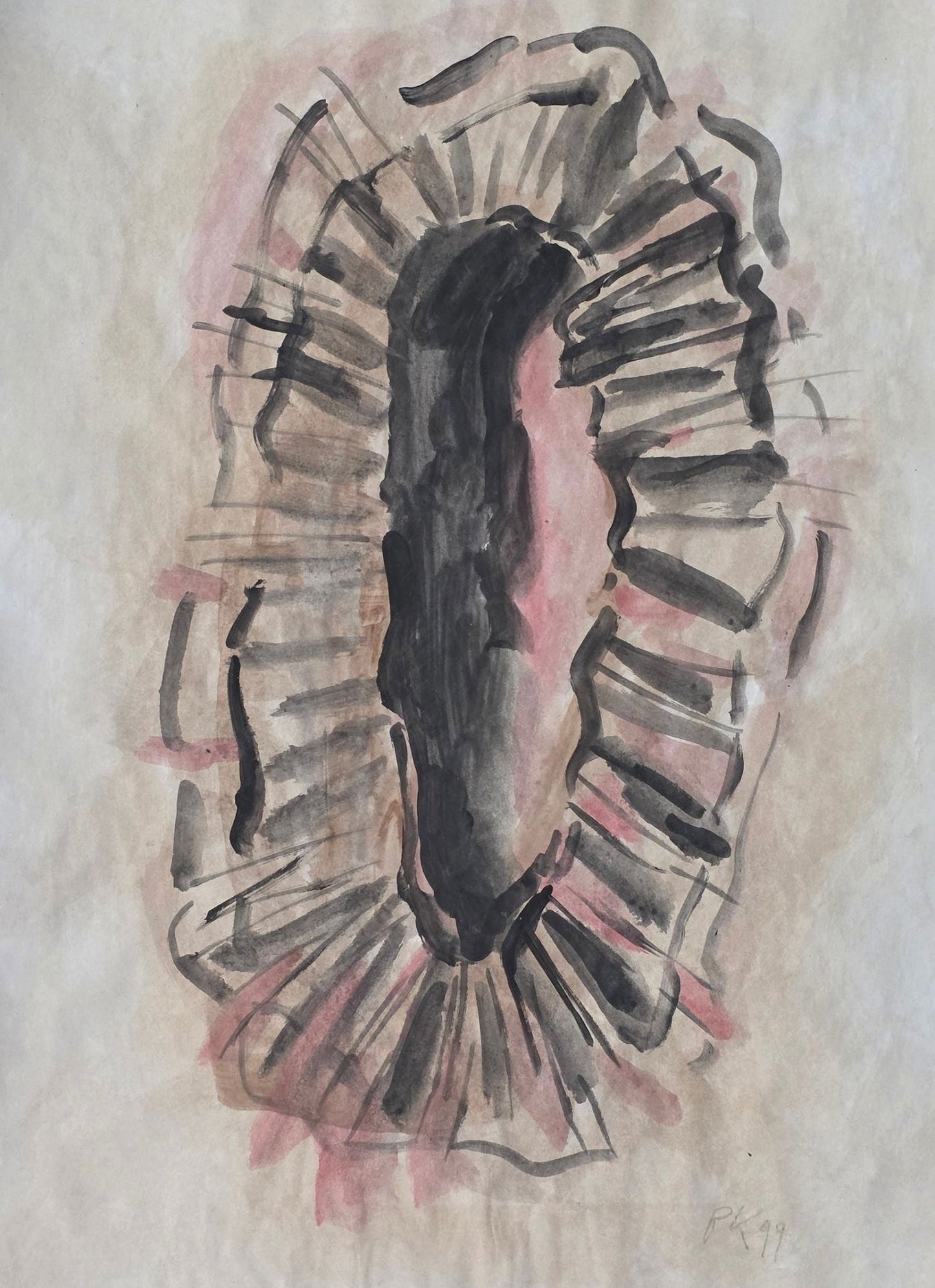 Per Kirkeby was a Danish painter, poet, film maker and sculptor. His works have been exhibited - MJ Auction Gallery - Painting