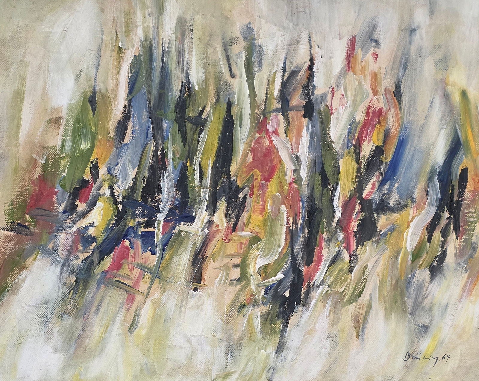 Peter Brüning (1929, Düsseldorf – 1970, Ratingen), painter and object artist, combines the - MJ Auction Gallery - Painting