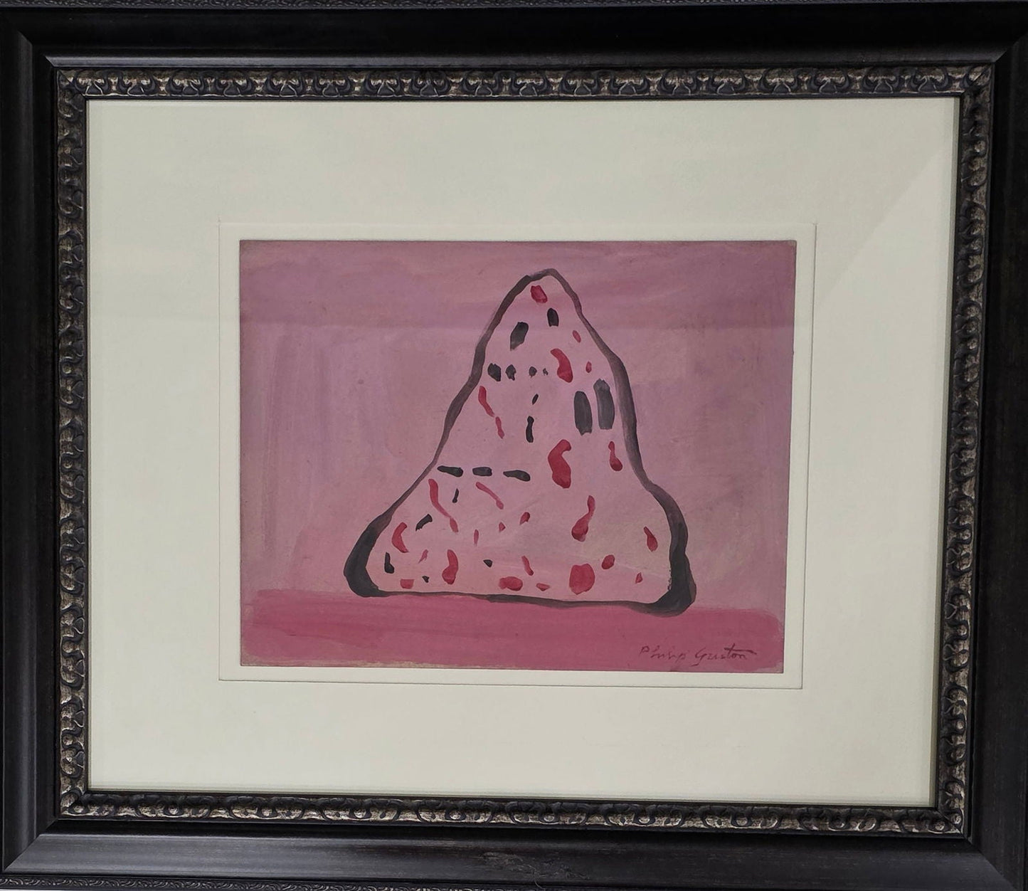 Philip Guston was a Canadian American painter, printmaker, muralist and draftsman. "Guston worked in - MJ Auction Gallery - Painting
