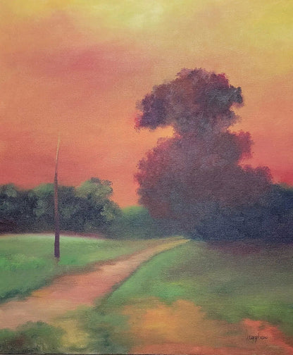 Richard Mayhew was an American landscape painter, illustrator, and arts educator, of Native and - MJ Auction Gallery - Painting