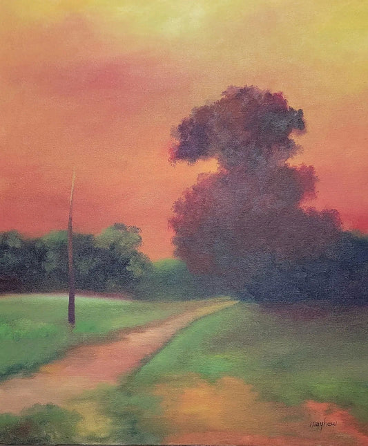 Richard Mayhew was an American landscape painter, illustrator, and arts educator, of Native and - MJ Auction Gallery - Painting