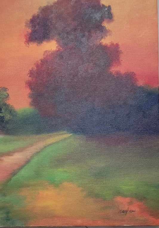 Richard Mayhew was an American landscape painter, illustrator, and arts educator, of Native and - MJ Auction Gallery - Painting