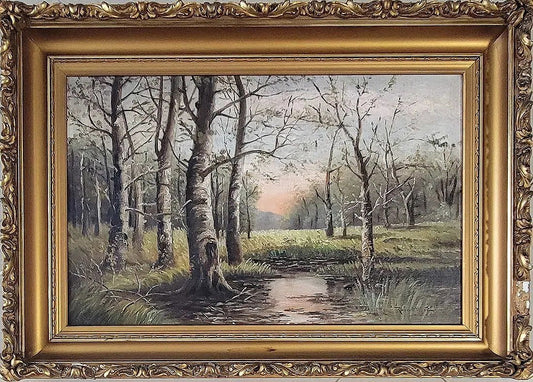 Robert William Wood was an American landscape painter. He was born in England, moved to the United - MJ Auction Gallery - Painting