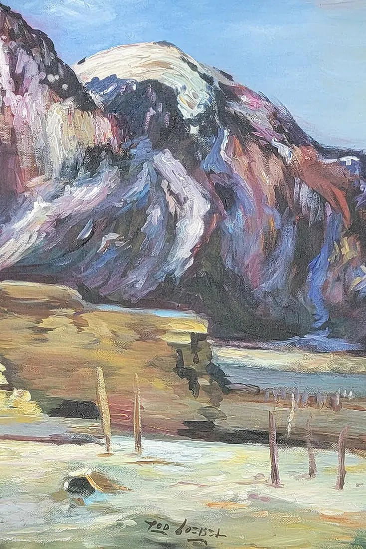 Rod Goebel was a post - impressionist painter of the American southwest landscape. Born in Austin, - MJ Auction Gallery - Painting