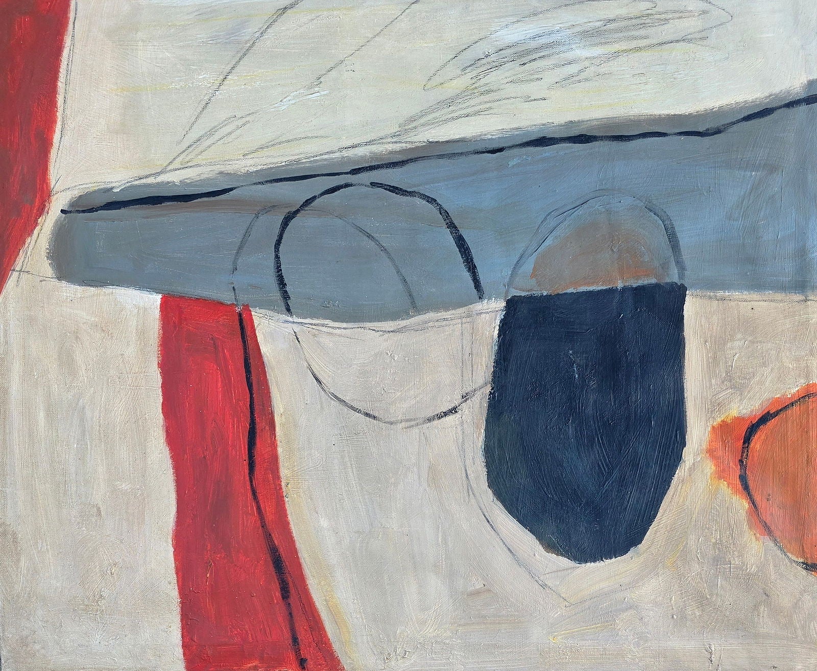 Roger Hilton CBE was a pioneer of abstract art in post - Second World War Britain. Often associated wi - MJ Auction Gallery - Painting