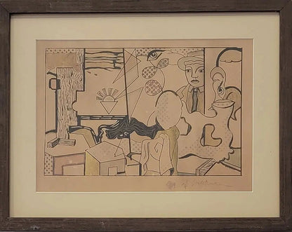 Roy Fox Lichtenstein was an American pop artist who used comic books and advertising to create - MJ Auction Gallery - Painting