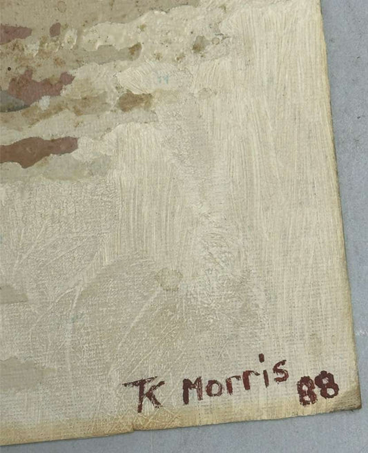 Rural Scene with Red Roof (TK Morris) - MJ Auction Gallery - Painting