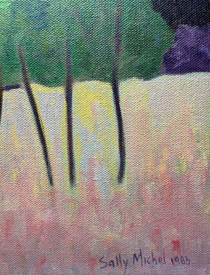 Sally Michel Avery was an artist and illustrator who created modernist paintings of abstracted - MJ Auction Gallery - Painting