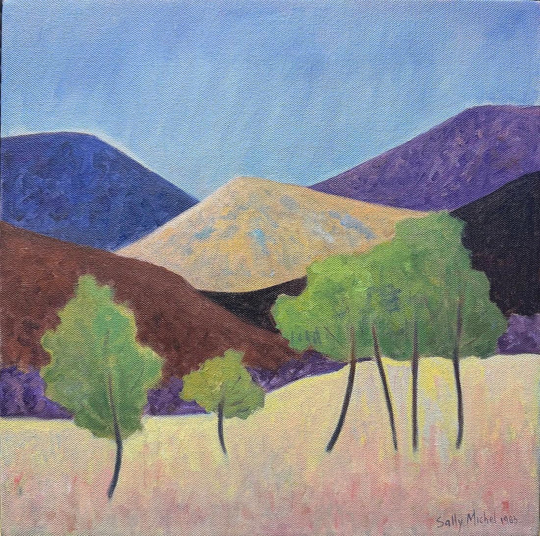 Sally Michel Avery was an artist and illustrator who created modernist paintings of abstracted - MJ Auction Gallery - Painting