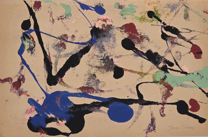 Sam Francis was born in San Mateo, California the son of Katherine Lewis Francis and Samuel - MJ Auction Gallery - Painting