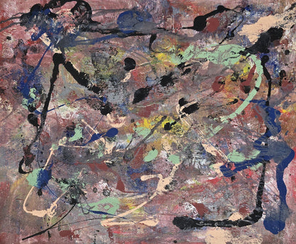 Sam Gilliam was an American abstract painter, sculptor, and arts educator. Born in Mississippi and r - MJ Auction Gallery - Painting