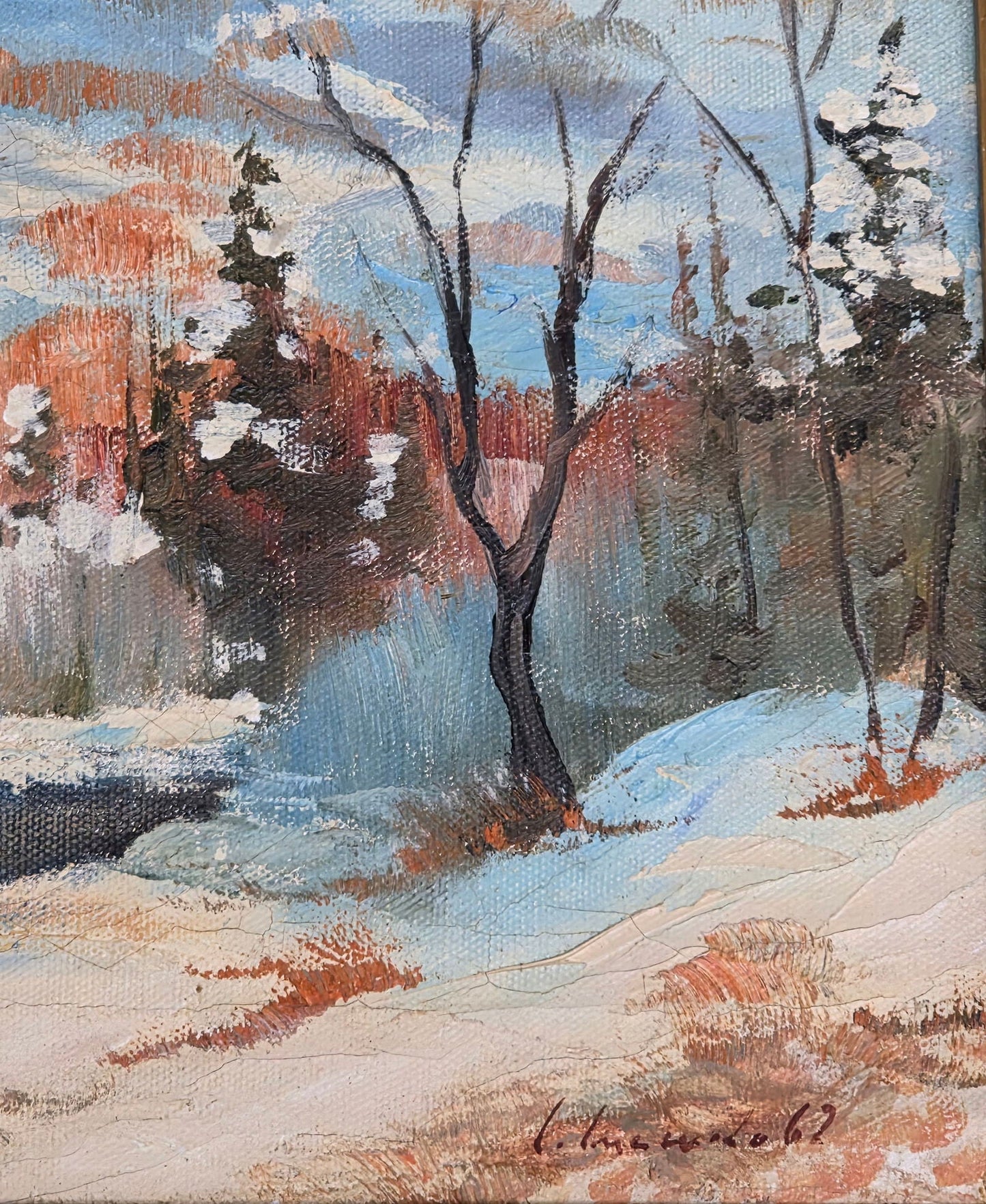 Sergey Shishko spent his early childhood in the small town of Nosivko, Ukraine northeast of Kiev - MJ Auction Gallery - Painting