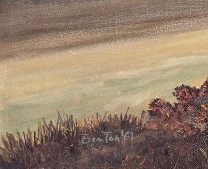 Thomas Hart Benton was an American painter, muralist, and printmaker. Along with Grant Wood and John - MJ Auction Gallery - Painting