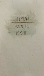 Toshimitsu Imai, born in 1928, was introduced to painting early, joined the Mouvement Informel, and