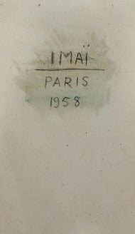 Toshimitsu Imai, born in 1928, was introduced to painting early, joined the Mouvement Informel, and