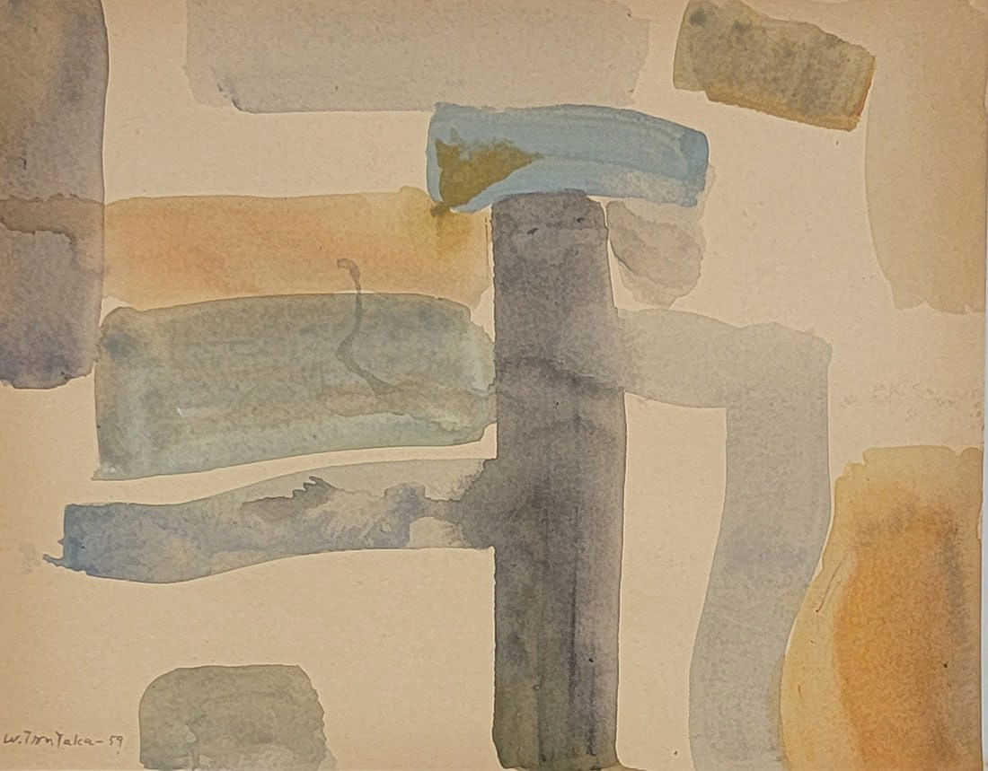 Waichi Tsutaka was a Japanese visual artist, mainly known as painter and poet. Tsutaka has been - MJ Auction Gallery - Painting