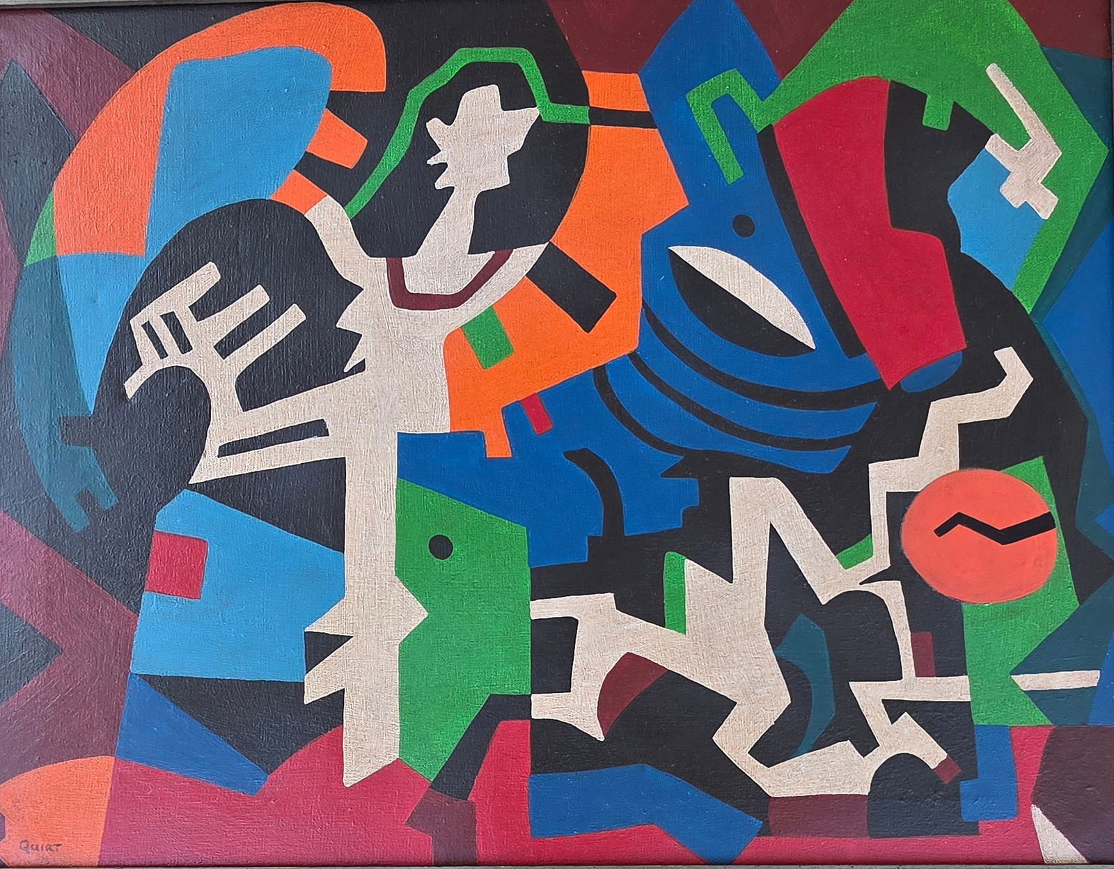 Walter Quirt was an American artist. He was employed by WPA Federal Arts Project for seven years. He - MJ Auction Gallery - Painting