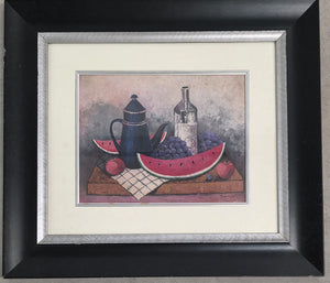 Watercolor Still Life with Watermelon (Rufino Tamayo)