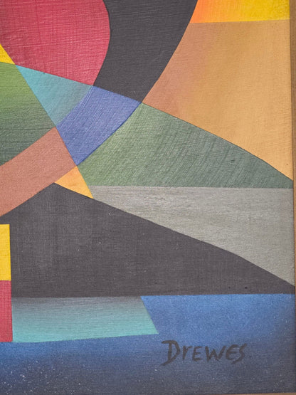 Werner Drewes was a painter, printmaker, and art teacher. Considered to be one of the founding fathe - MJ Auction Gallery - Painting