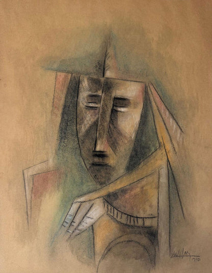 Wifredo Lam, was a Cuban artist who sought to portray and revive the enduring Afro - Cuban spirit and - MJ Auction Gallery - Painting