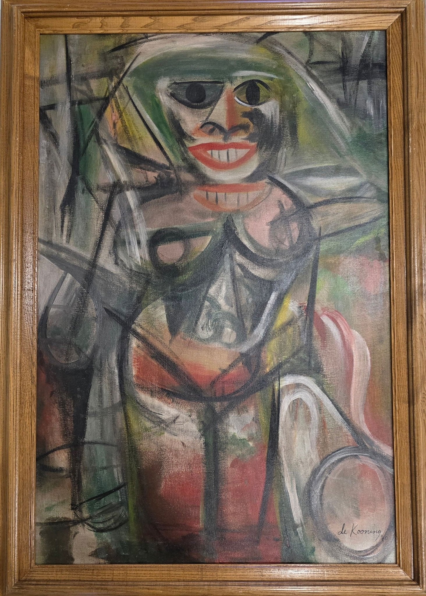 Willem de Kooning was a Dutch-American abstract expressionist artist. Born in Rotterdam, in the - MJ Auction Gallery - Painting
