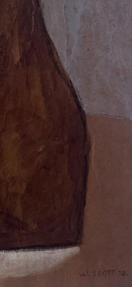 William Scott CBE RA was a prominent abstract painter from Northern Ireland, known for his themes of - MJ Auction Gallery - Painting